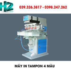 MÁY IN TAMPON 4 MÀU